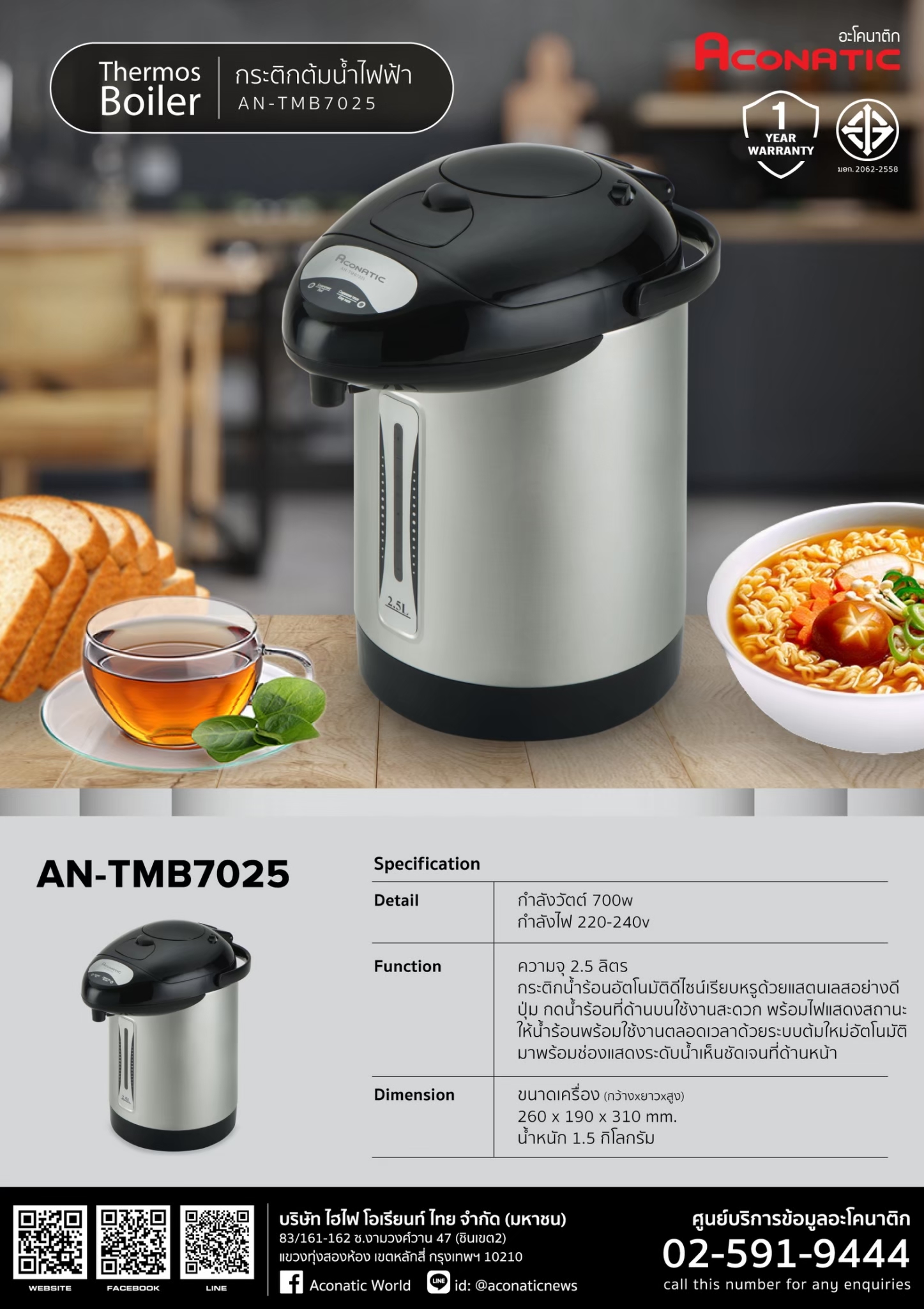 Thermo Boiler model AN-TMB7025