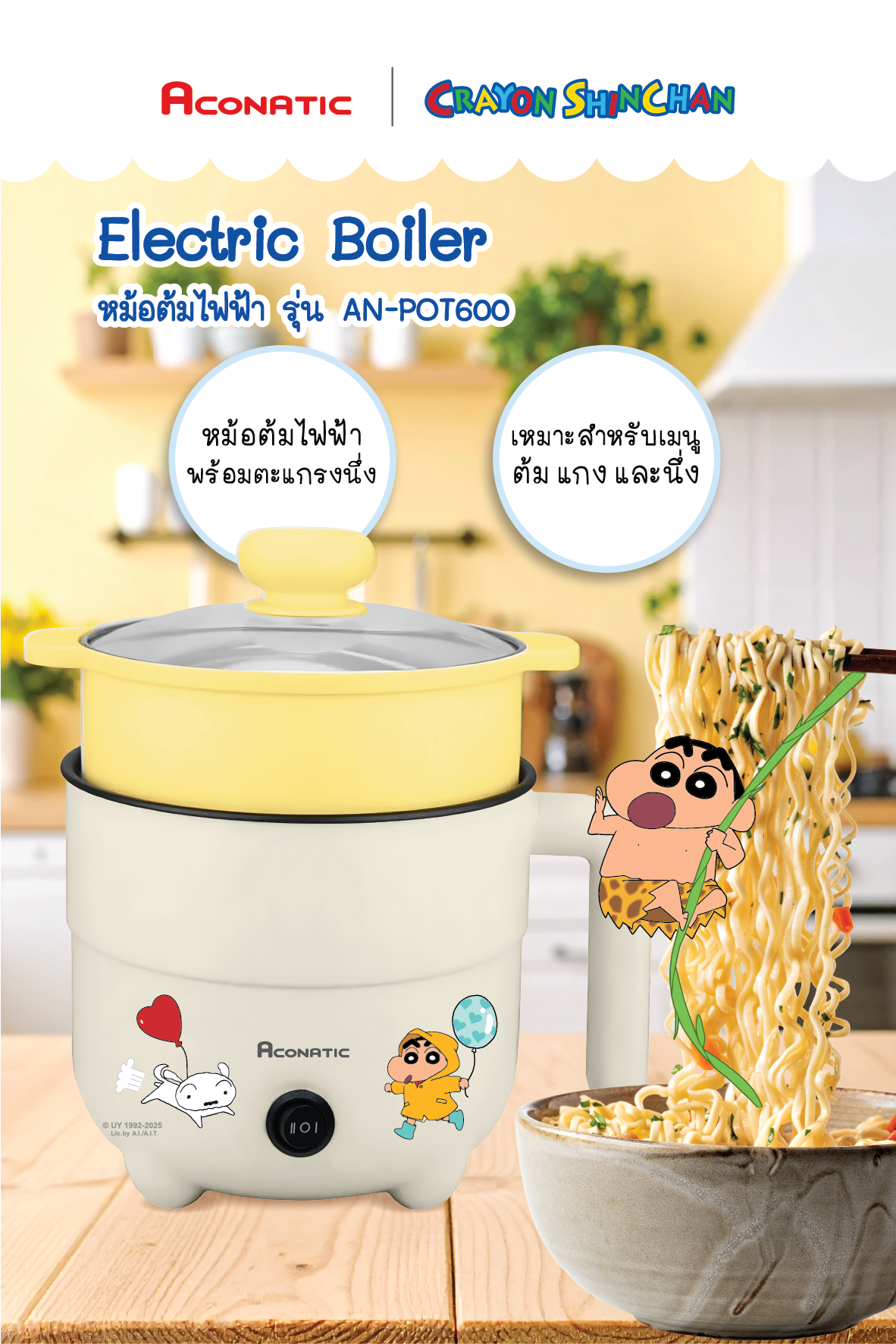Electric Boiler Shinchan Model AN-POT600